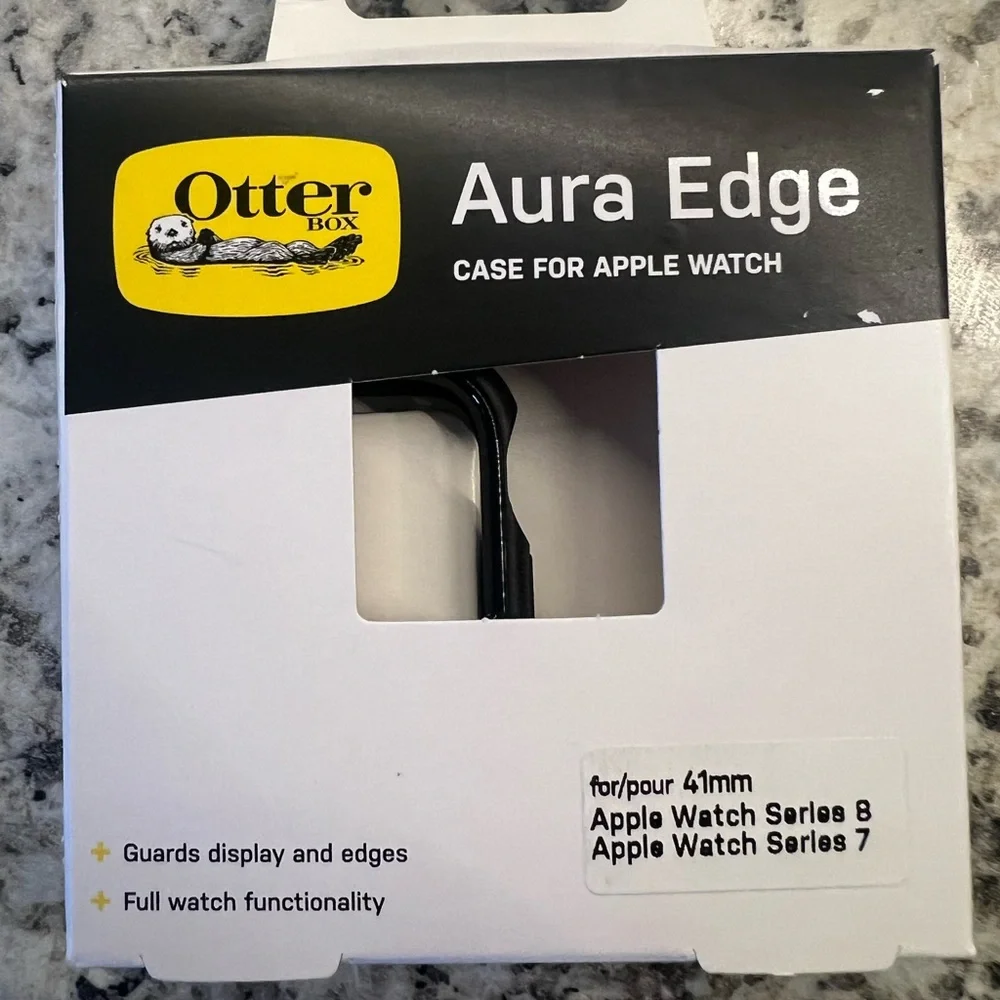 OtterBox Aura Edge Case for Apple Watch Series 9/8/7 - 41 MM - Black
